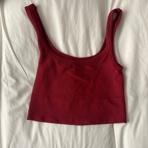 red tank top, never worn!!!!